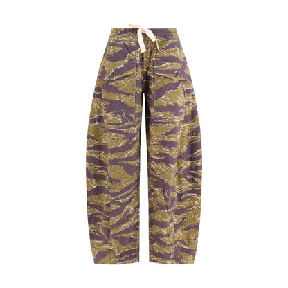 R13 Women's Regular Fit Cotton Casual Pants - Multicolor