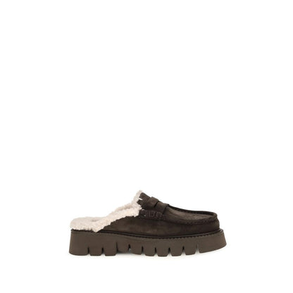 Clogs Mules Flat Shoes by Pedro García for women in bos taurus calf leather brown presents a impeccable silhouette as Women's Bos Taurus Calf Leather Clogs Mules Flat Shoes, artfully designed with a and a impeccable for a refined, upscale finish.