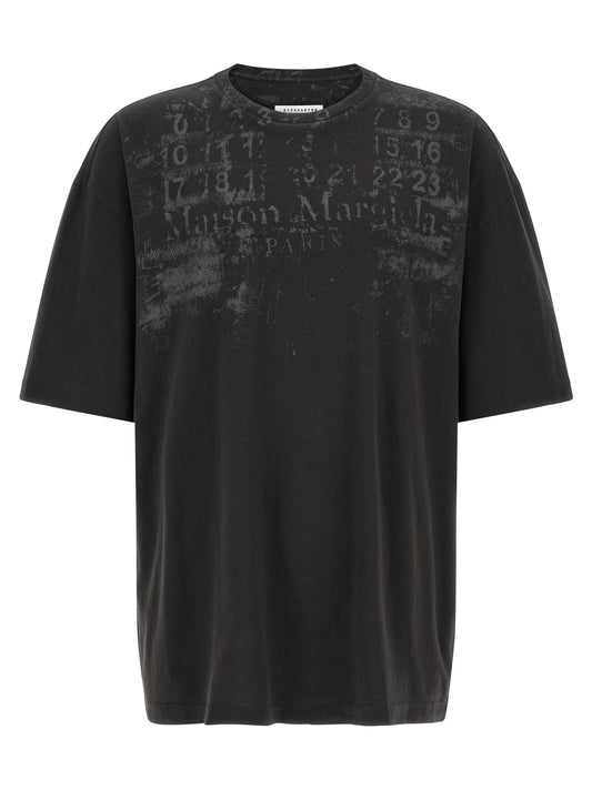 Maison Margiela Four Stitches Men's Oversized Long-Sleeve Cotton T-Shirt - Black