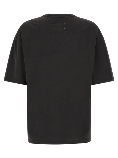 Maison Margiela Four Stitches Men's Oversized Long-Sleeve Cotton T-Shirt - Black