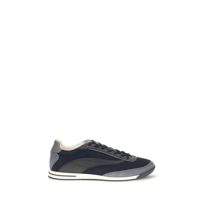 Athletic Sneakers by Brunello Cucinelli for men in suede leather & rubber blue features an timeless silhouette from the Men's Athletic Suede Leather & Rubber Sneakers collection, showcasing a timeless athletic style for a timeless look.