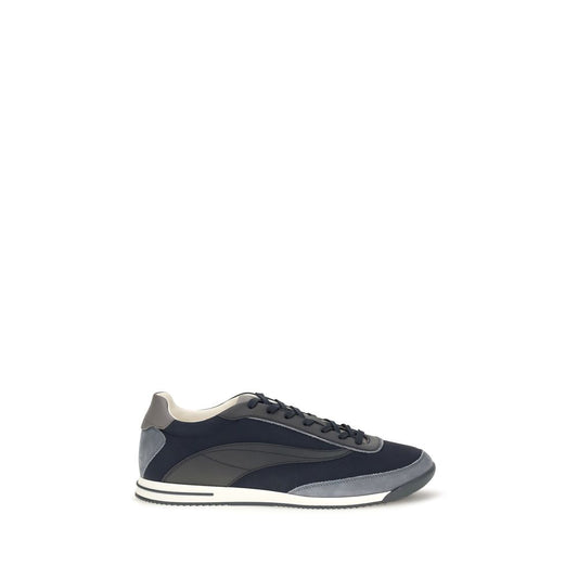 Athletic Sneakers by Brunello Cucinelli for men in suede leather & rubber blue features an timeless silhouette from the Men's Athletic Suede Leather & Rubber Sneakers collection, showcasing a timeless athletic style for a timeless look.