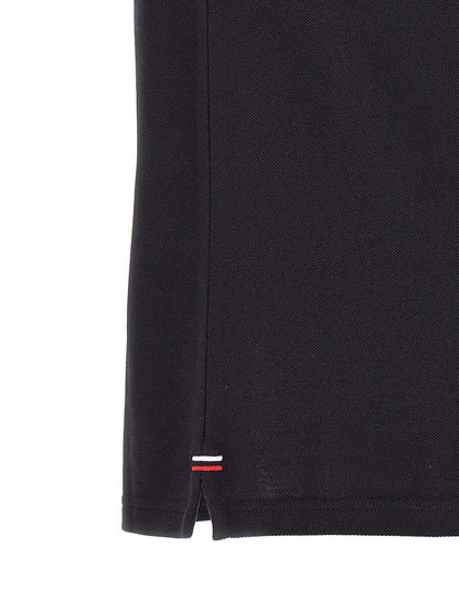 This Polo Shirt by Moncler for men in cotton felt blue & signature presents a flawless silhouette, showcasing flawless detailing and a refined for a truly flawless aesthetic.