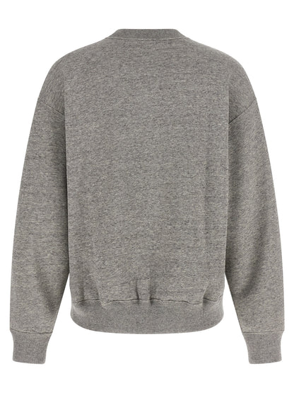 Activewear Sweatshirt by Polo Ralph Lauren for women in cotton polyester gray showcases a versatile silhouette, artfully detailed with a versatile crew neckline and for a versatile finish with .