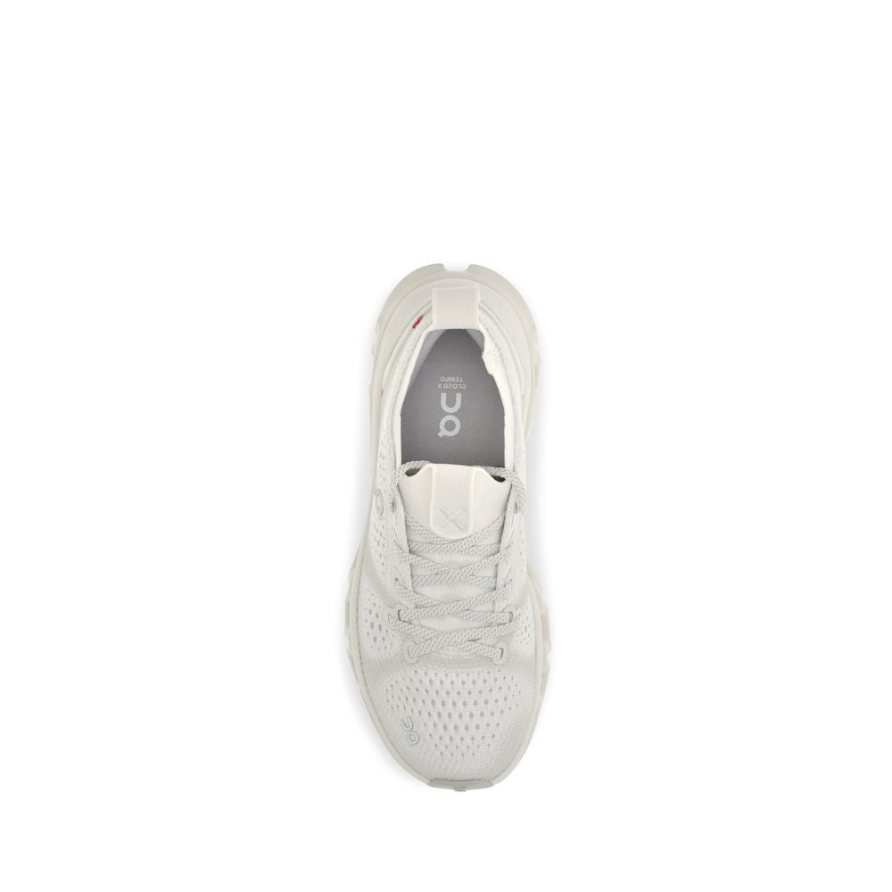 Athletic Sneakers by ON for women in fabric mesh beige showcases an impeccable silhouette, defined by an impeccable athletic style design that perfectly captures the essence of the Women's Athletic Fabric Mesh Sneakers.