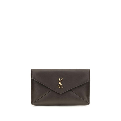 Wallet by Saint Laurent for women in leather bronze & brown showcases a distinguished silhouette, artfully capturing the essence of the distinguished Cassandre Leather Wallet design with functional .