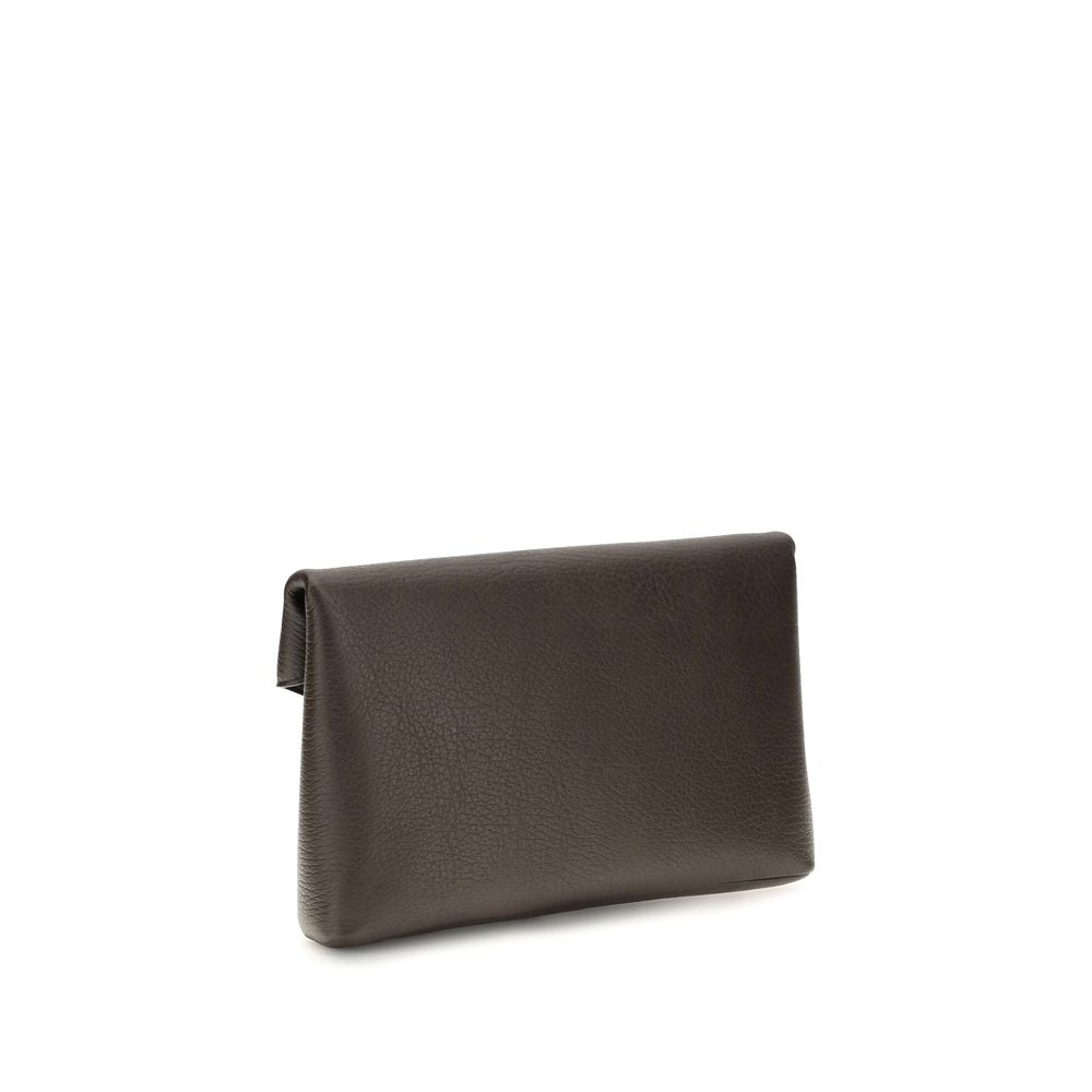 Wallet by Saint Laurent for women in leather bronze & brown presents a refined silhouette, artfully capturing the essence of the Cassandre Leather Wallet design with sophisticated for a refined look.