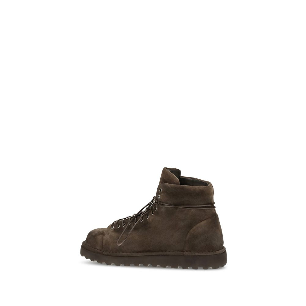 Lace-Up Ankle Boots by Marsell for men in suede leather & rubber brown features an enchanting design from the Men's Suede Leather & Rubber Lace-Up Ankle Boots collection, highlighting a enchanting and round toe style for a refined look.