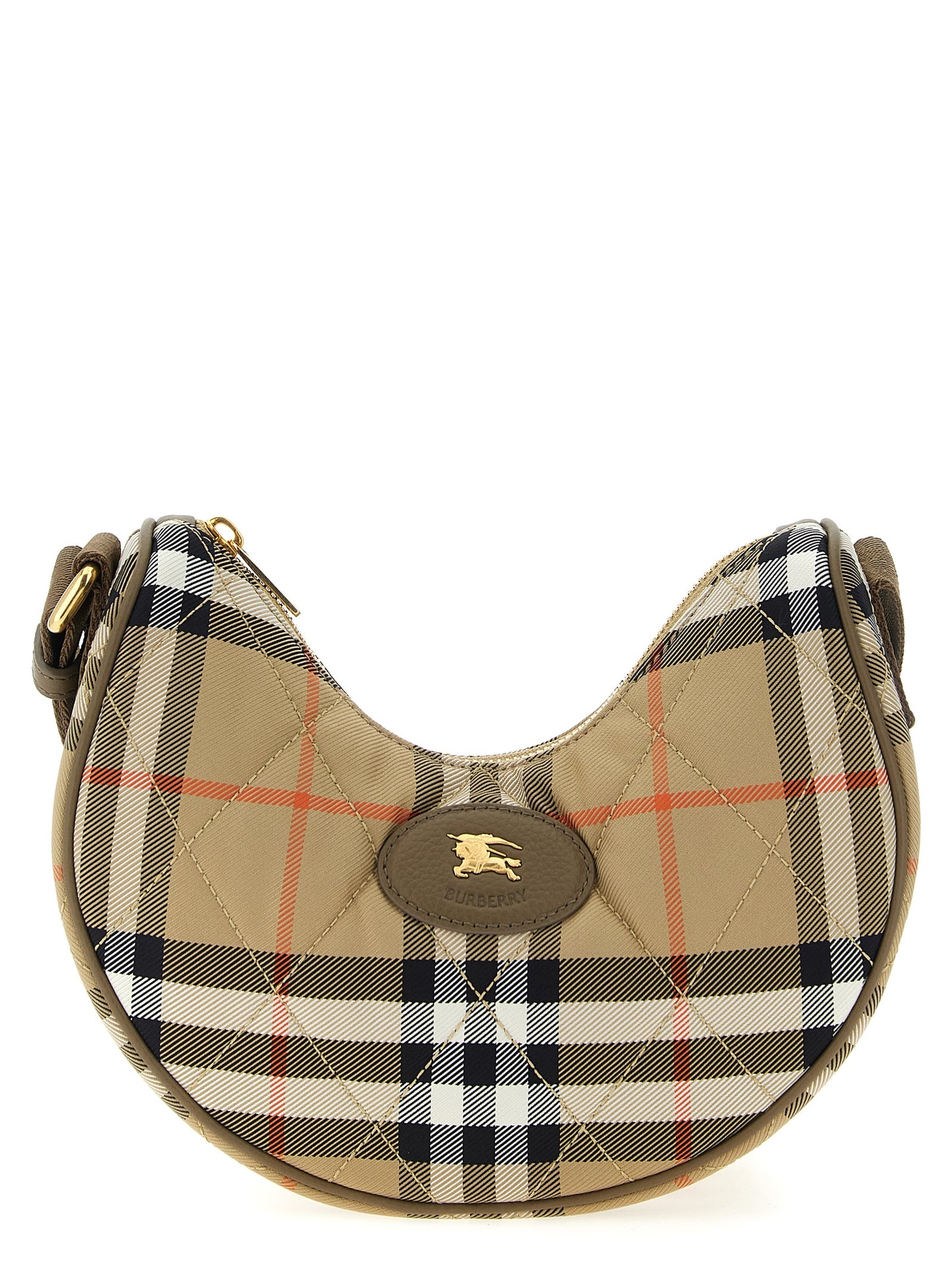 Crossbody Quilted Handbag by Burberry for women in polyamide polyurethane leather multicolor features a transformative elegance silhouette, showcasing a secure zipper, organized , and versatile crossbody-strap, shoulder-strap & adjustable-strap for a transformative elegance look.