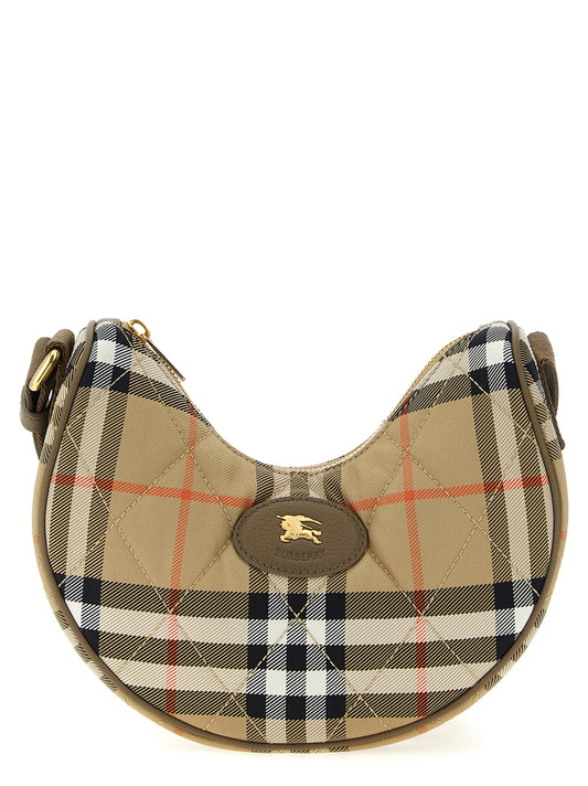 Crossbody Quilted Handbag by Burberry for women in polyamide polyurethane leather multicolor features a transformative elegance silhouette, showcasing a secure zipper, organized , and versatile crossbody-strap, shoulder-strap & adjustable-strap for a transformative elegance look.