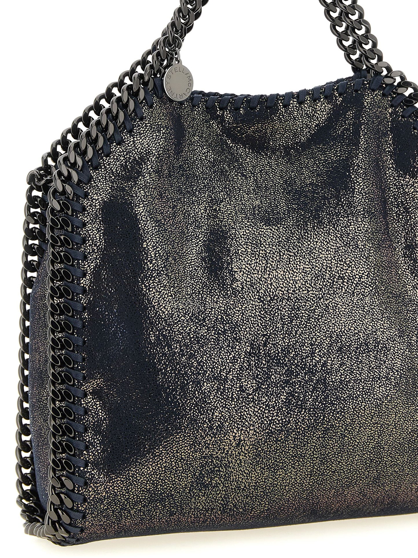 Mini Handbag by Stella McCartney for women in polyester blue, dark-ruthenium & gold features a refined silhouette, showcasing a secure , organized , and versatile for a refined finish.