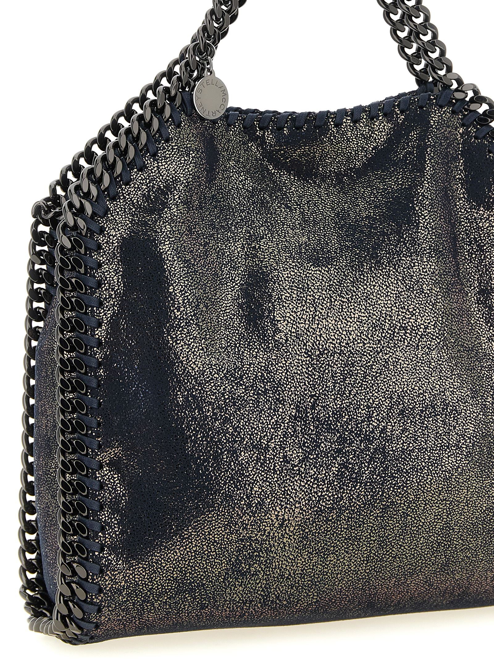 Mini Handbag by Stella McCartney for women in polyester blue, dark-ruthenium & gold features a refined silhouette, showcasing a secure , organized , and versatile for a refined finish.
