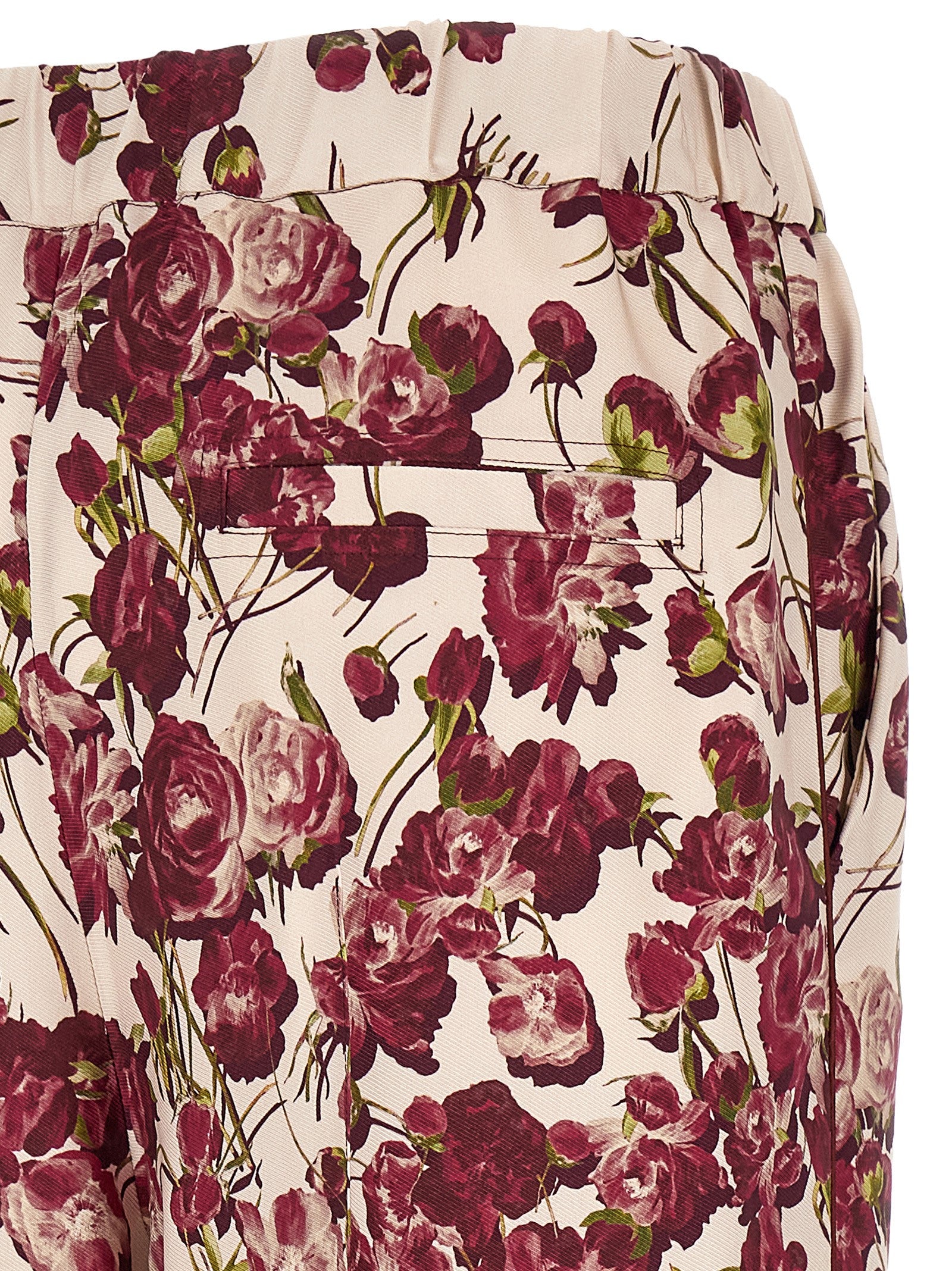 Track Pants by F.R.S. - FOR RESTLESS SLEEPERS for women in viscose burgundy, cream, multicolor, floral & print features a ergonomic and long with a comfortable and high-performance .