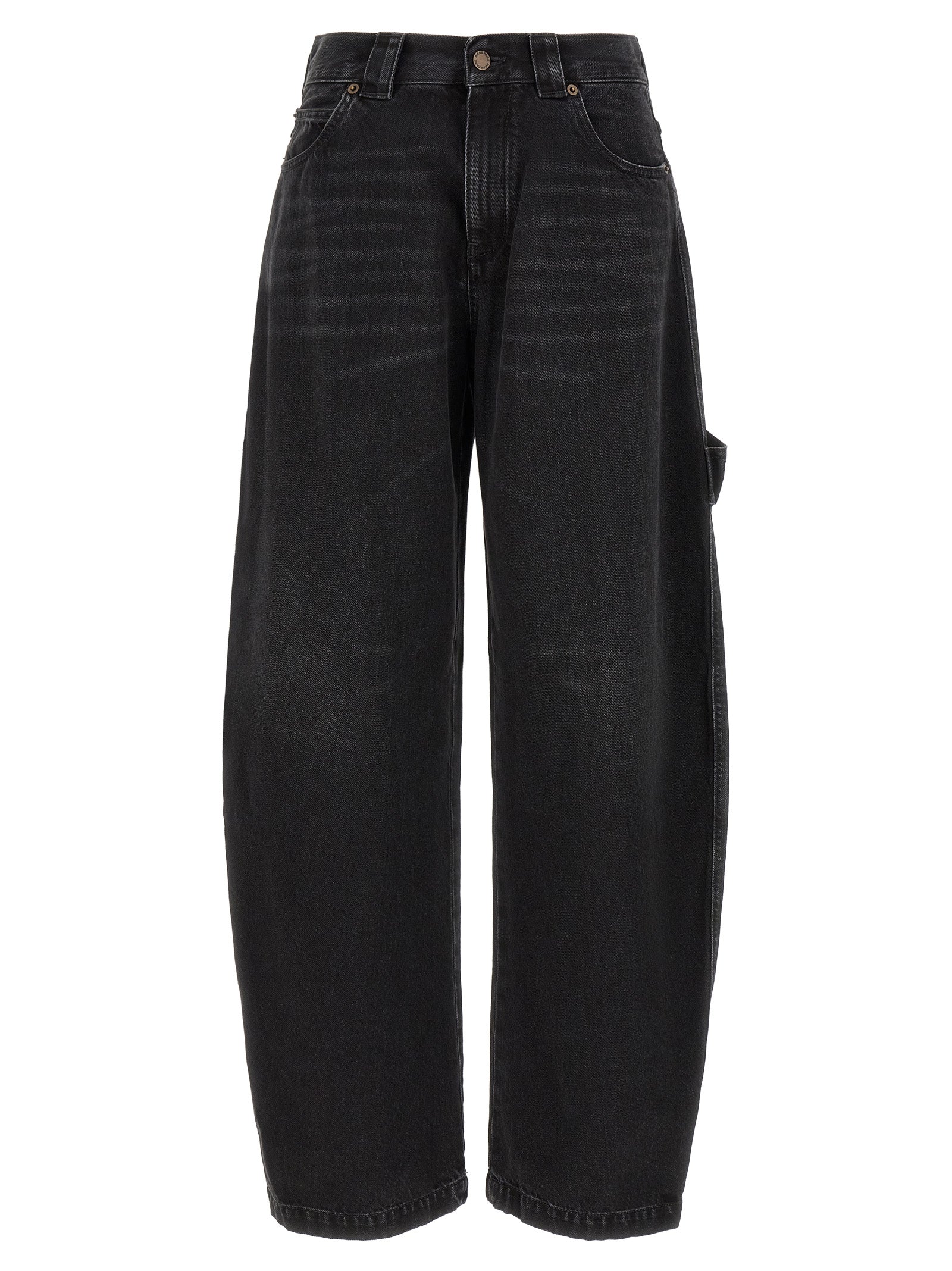 Jeans by Darkpark for women in cotton denim gradient & black features a polished silhouette with a polished relaxed-fit, reaching a polished long and finished with a polished .