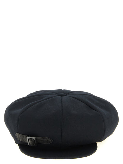 Baseball Cap by Yohji Yamamoto for men in polyamide leather & cotton black presents a tailored silhouette, perfectly capturing the essence of Polyamide Leather & Cotton Baseball Cap with its tailored finish and superior craftsmanship.