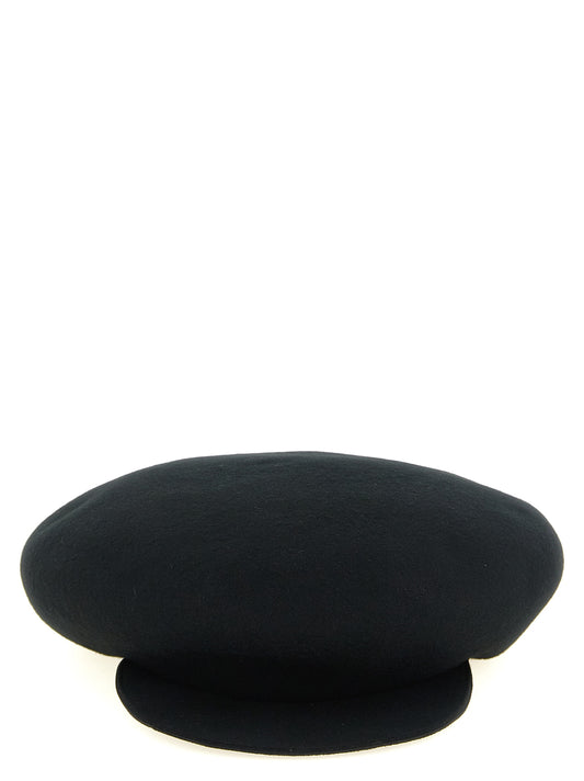 Baseball Cap by Yohji Yamamoto for men in polyethylene & polyurethane black features a distinguished silhouette, showcasing the distinguished design of the Japanese Polyethylene & Polyurethane Baseball Cap for a sophisticated, elevated look.