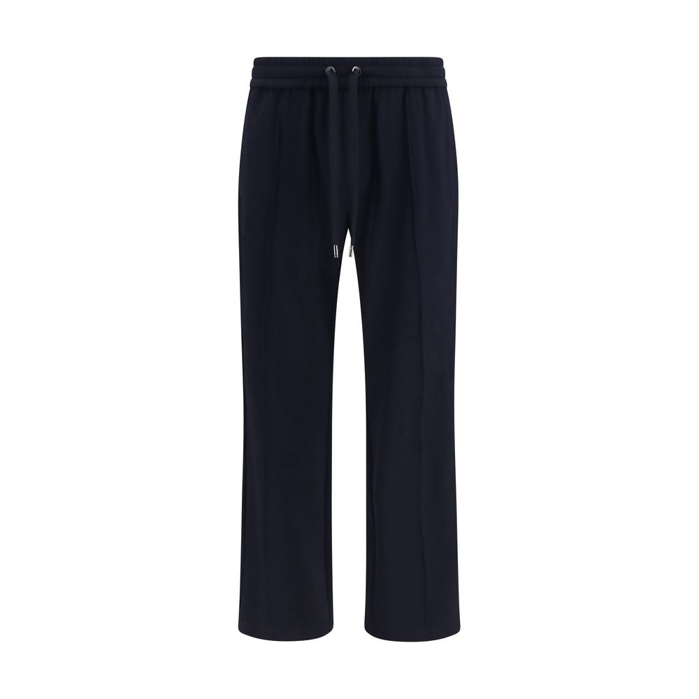 Activewear Pants by Dolce & Gabbana for men in stretch polyamide blue features an streamlined design with , highlighting a streamlined athletic & regular-fit and long cut with a comfortable .