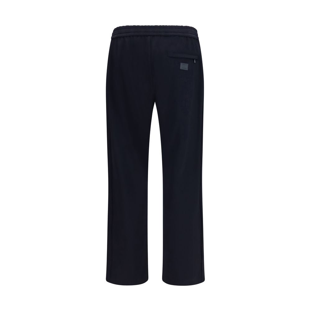 Activewear Pants by Dolce & Gabbana for men in stretch polyamide blue features a ergonomic athletic & regular-fit and with a ergonomic long, showcasing innovative for a ergonomic look.