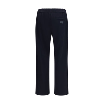 Activewear Pants by Dolce & Gabbana for men in stretch polyamide blue features a ergonomic athletic & regular-fit and with a ergonomic long, showcasing innovative for a ergonomic look.