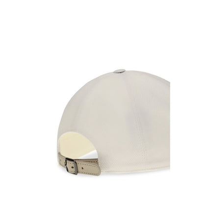 Baseball Cap by Brunello Cucinelli for women in cotton white presents a distinguished silhouette from the Cotton Baseball Cap collection, showcasing a distinguished finish with refined distinguished details.