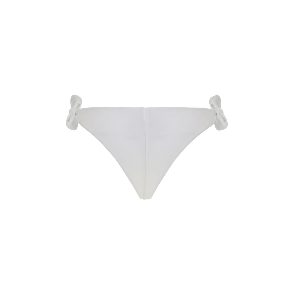 Swim Briefs by Brunello Cucinelli for women in stretch polyamide white features a sleek silhouette from the Women's Stretch Polyamide Swim Briefs collection, showcasing a sleek cut designed for a sleek fit.