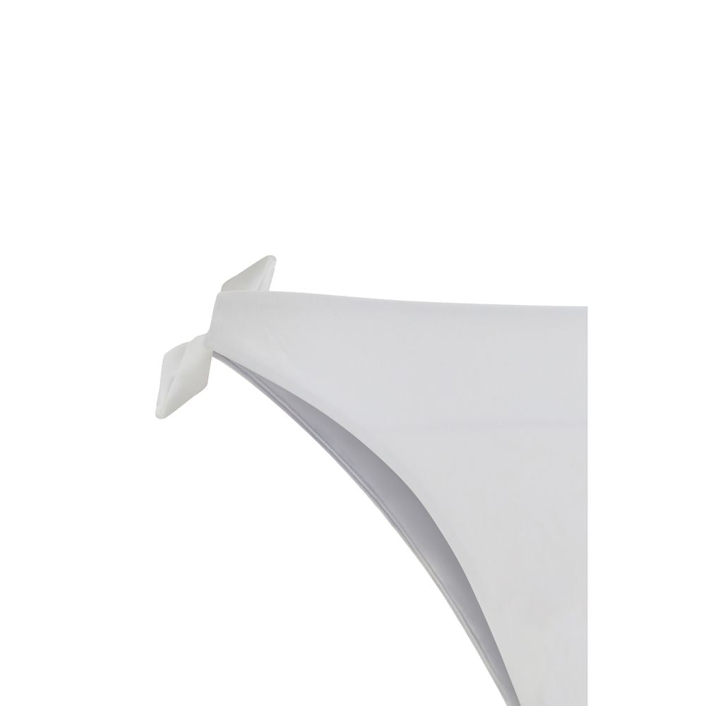 Swim Briefs by Brunello Cucinelli for women in stretch polyamide white features an magnificent silhouette, showcasing the refined aesthetic of Women's Stretch Polyamide Swim Briefs with a magnificent cut designed for the modern shoreline.