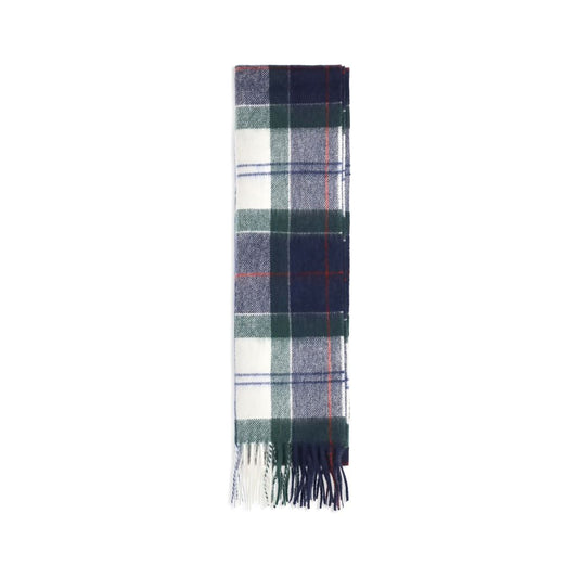Scarf by Barbour for women in merino wool & capra leather multicolor, patterned & tartan showcases a warm silhouette from the Merino Wool & Capra Leather Shawl Fringes Scarf collection, offering a warm drape that exudes sophisticated luxury.