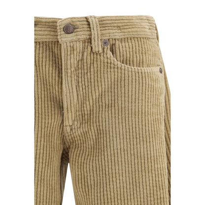 Jeans by R13 for women in denim cotton corduroy brown features an refined tailoring silhouette, showcasing a premium relaxed-fit & regular-fit with a and long cut for a refined tailoring look.