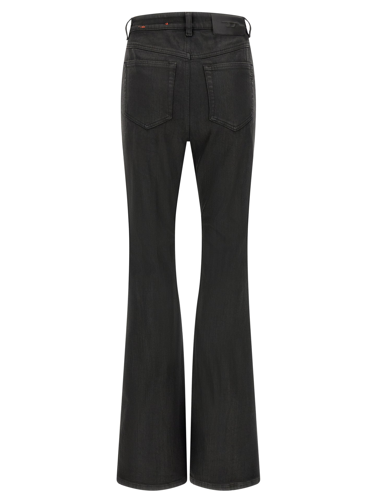 Jeans by Diesel for women in stretch denim cotton polyester black presents a refined pantology silhouette, artfully defined by a refined pantology slim, long, and a sophisticated high rise.