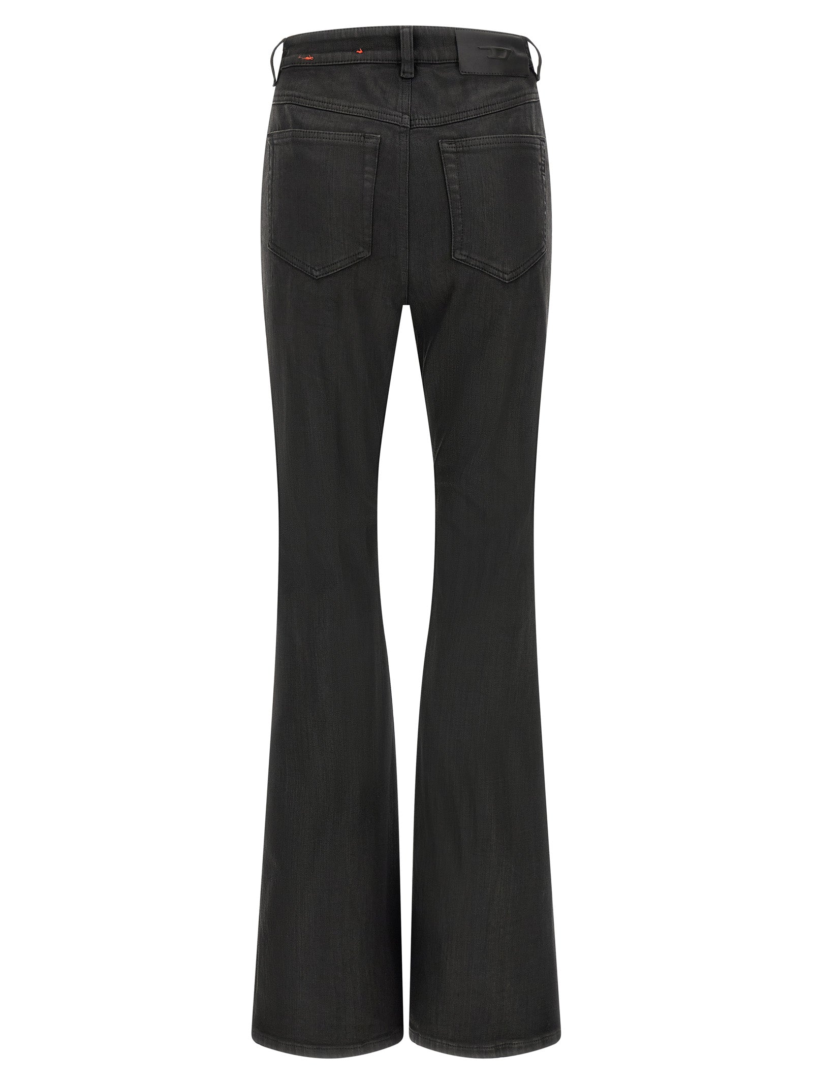 Jeans by Diesel for women in stretch denim cotton polyester black presents a refined pantology silhouette, artfully defined by a refined pantology slim, long, and a sophisticated high rise.