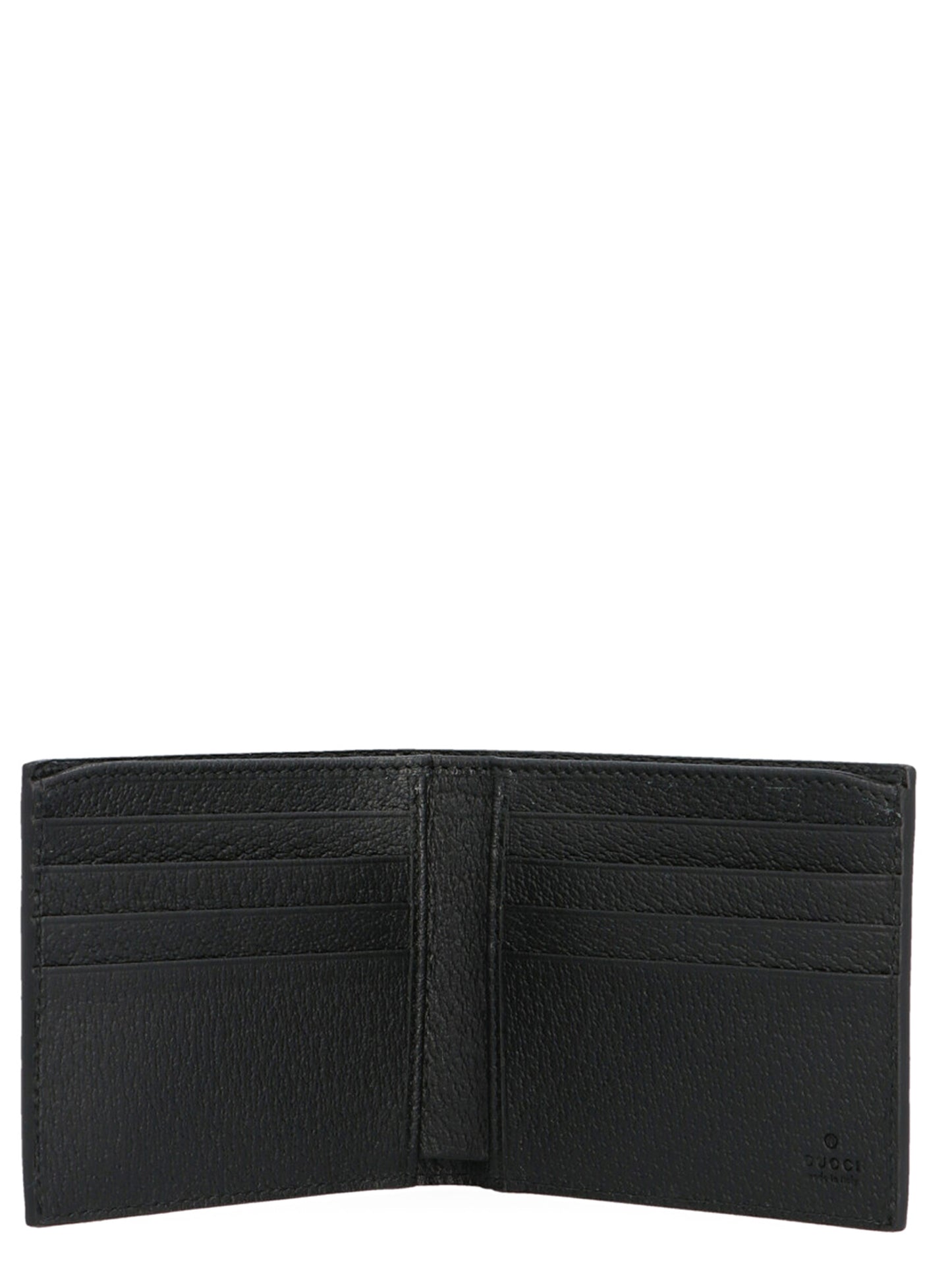 Wallet by Gucci for men in bos taurus calfskin leather black showcases a distinguished silhouette, artfully capturing the essence of the distinguished Gg Marmont Bos Taurus Calfskin Leather Wallet design with functional .