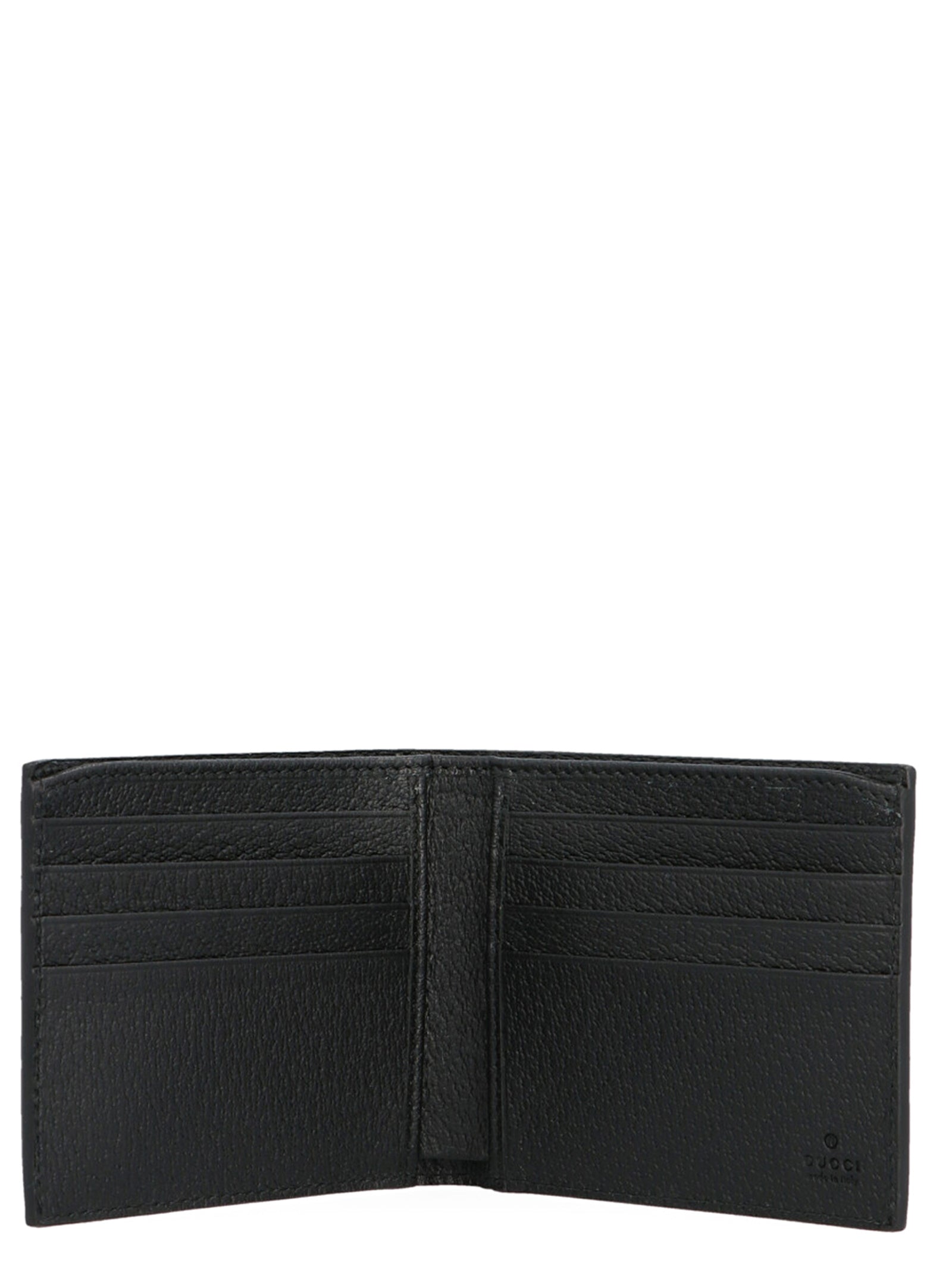 Wallet by Gucci for men in bos taurus calfskin leather black showcases a distinguished silhouette, artfully capturing the essence of the distinguished Gg Marmont Bos Taurus Calfskin Leather Wallet design with functional .