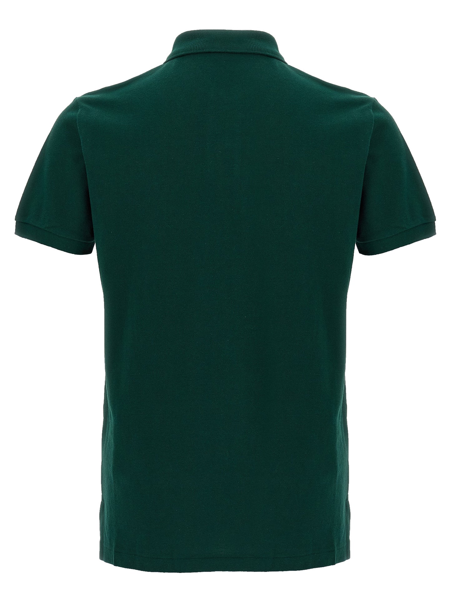 Polo Shirt by Polo Ralph Lauren for men in cotton bicolour, green & signature presents a distinguished silhouette, showcasing a sophisticated and distinguished for a truly distinguished finish.