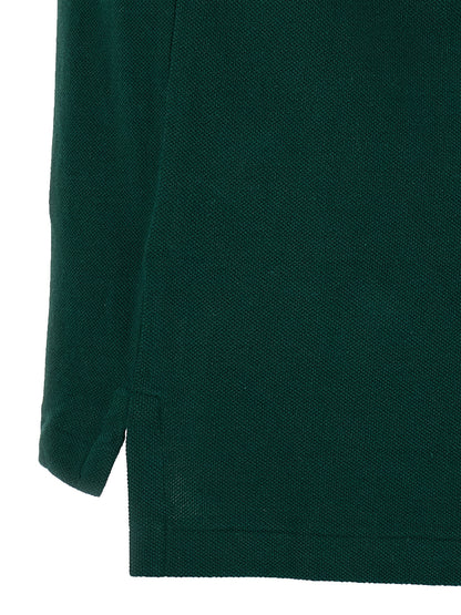 Polo Shirt by Polo Ralph Lauren for men in cotton bicolour, green & signature presents a sleek silhouette, featuring a refined and for a sleek finish.