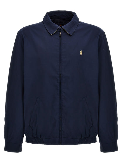Overcoat by Polo Ralph Lauren for men in polyester blue showcases a architectural silhouette, artfully detailed with a distinctive and functional for a architectural finish.