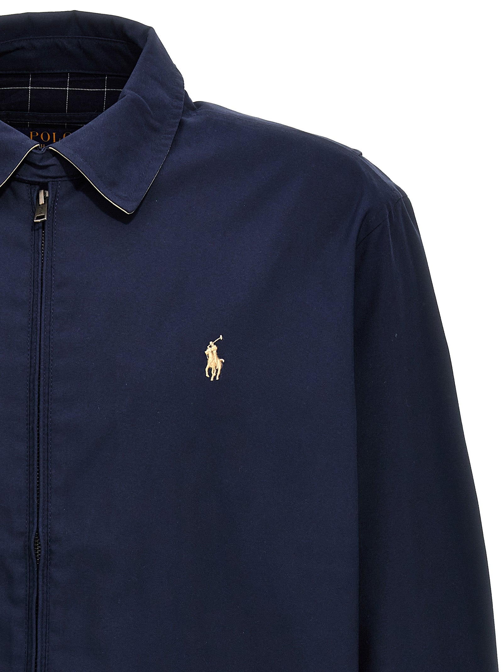 Overcoat by Polo Ralph Lauren for men in polyester blue features an satoral silhouette, showcasing a sophisticated and satoral for a premium, timeless look.