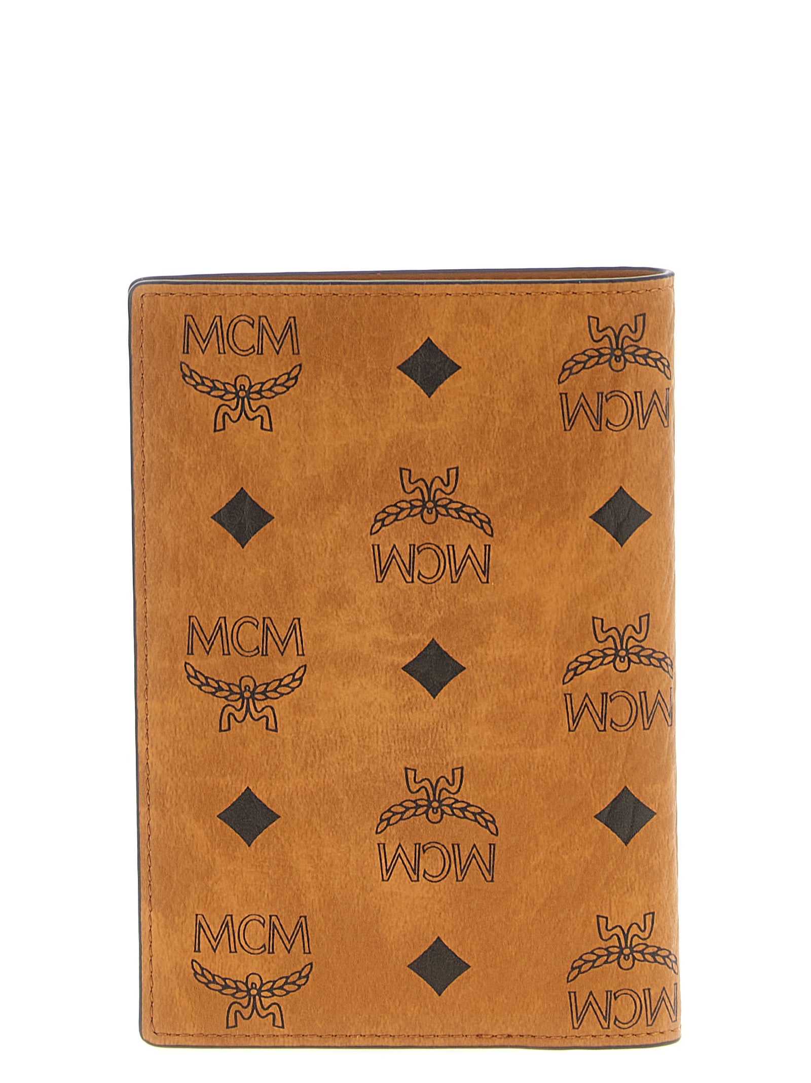 Wallet by MCM for men in polyester polyethylene polyethylene & cotton brown & monogram features a sleek silhouette, showcasing the sleek Visetos Polyester Polyethylene & Cotton Wallet design with sophisticated for a premium look.