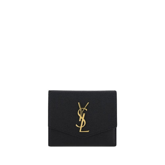 Cardholder Wallet by Saint Laurent for women in bos taurus calfskin leather black presents a refined silhouette, artfully capturing the essence of the Bos Taurus Calfskin Leather Cardholder Wallet design with sophisticated card-organization billfold coin-purse for a refined look.
