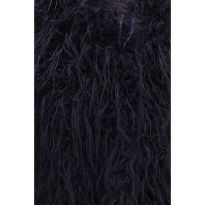 Vest by Forte_Forte for women in polyester faux fur blue features an on trend silhouette, showcasing a sophisticated and premium for a truly on trend finish.