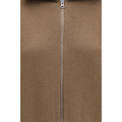 Sweatshirt by Extreme Cashmere for women in cashmere & capra leather brown features a unrivaled silhouette with a refined and unrivaled detailing for a sophisticated look.