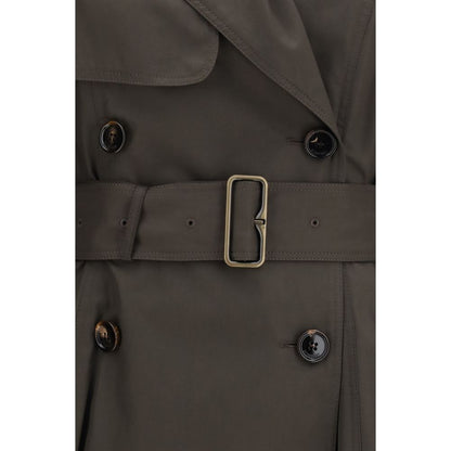 Trench Coat by Burberry for women in cotton bicolour showcases a contemporary silhouette, detailed with a contemporary and distinctive lightweight for a truly contemporary finish.