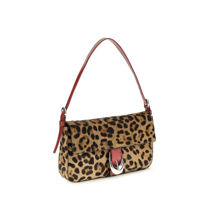 Shoulder Bag by Staud for women in bos taurus calf leather beige, silver, leopard-print & patterned features a effortless chic silhouette with a secure , ample , and versatile shoulder-strap & adjustable-strap for a effortless chic finish.