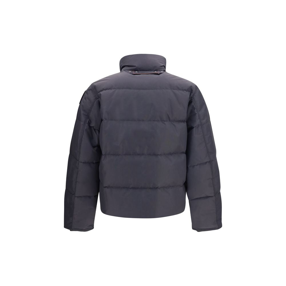 Puffer Jacket by Parajumpers for men in nylon duck & goose down gray & yellow presents a effortlessly chic silhouette, showcasing a sophisticated and premium pockets & insulated for a truly effortlessly chic finish.