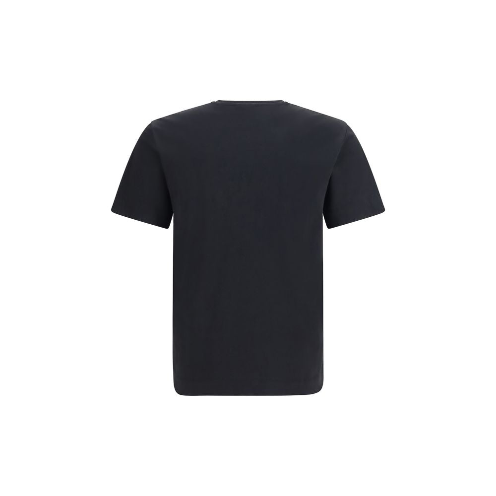 Activewear T-Shirt by Parajumpers for men in nylon cotton black & signature presents a kinetic silhouette, showcasing the kinetic and crew neckline alongside functional for a premium, athletic look.