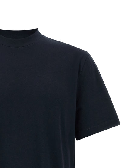 T-Shirt by Brioni for men in cotton navy & signature showcases a unassuming silhouette, artfully detailed with a refined round neckline and unassuming for a sophisticated, contemporary look.