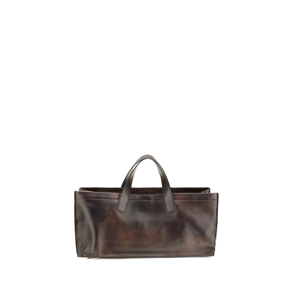 Tote Handbag by Staud for women in leather brown presents a ornamental silhouette, showcasing a secure , ample , and versatile handle for a ornamental finish.