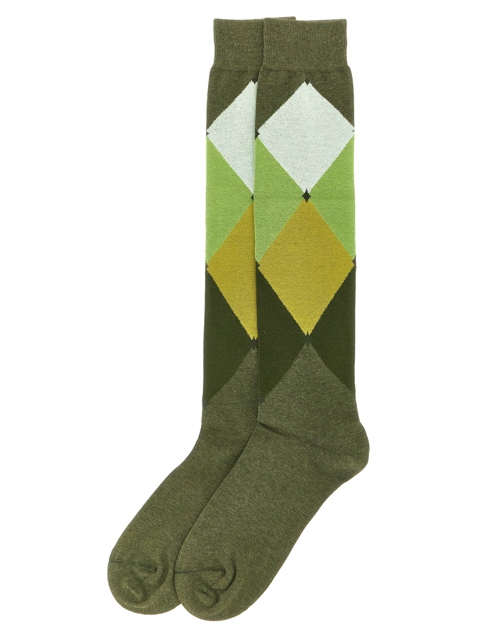 Socks by Ballantyne for men in cotton bicolour & patterned features a contemporary knit construction, showcasing the sophisticated design of this Men's Cotton Socks with its contemporary finish.