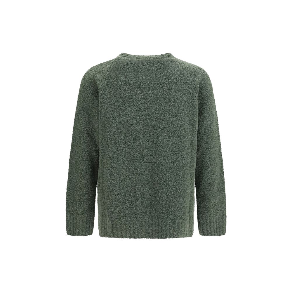Sweatshirt by Laneus for men in polyamide wool bicolour features an exquisite silhouette, showcasing and crew neckline details for a exquisite look.