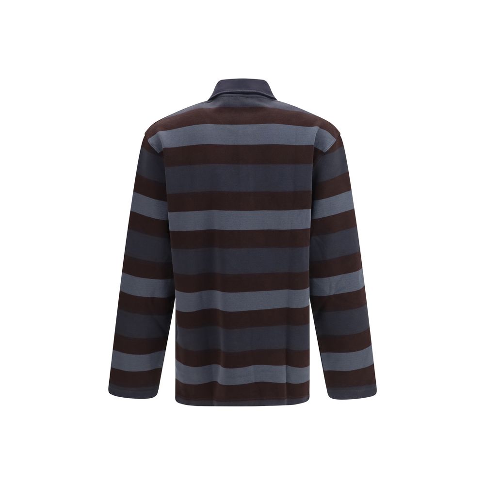 Polo Shirt by Off-White for men in cotton multicolor, white, patterned & striped showcases a sharp silhouette, detailed with a refined and sharp for a sophisticated finish.