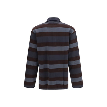 Polo Shirt by Off-White for men in cotton multicolor, white, patterned & striped showcases a sharp silhouette, detailed with a refined and sharp for a sophisticated finish.